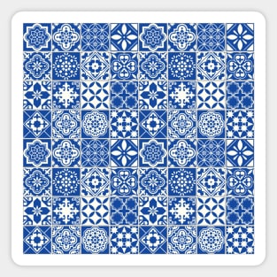 Blue Portuguese Tile Magnet